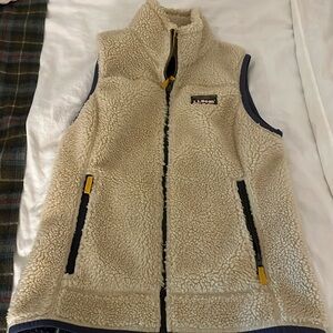 LL Bean Sherpa vest